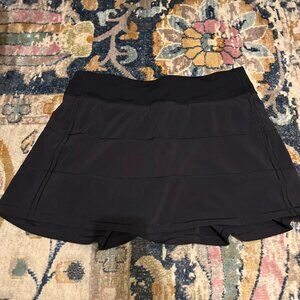 Lululemon Pace Rival Skirt - Black - Size 8